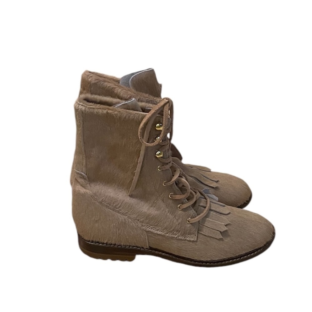 NWOT Brother Vellies Leather Mid-Calf Combat Boots, Size 7 - Picture 8 of 13